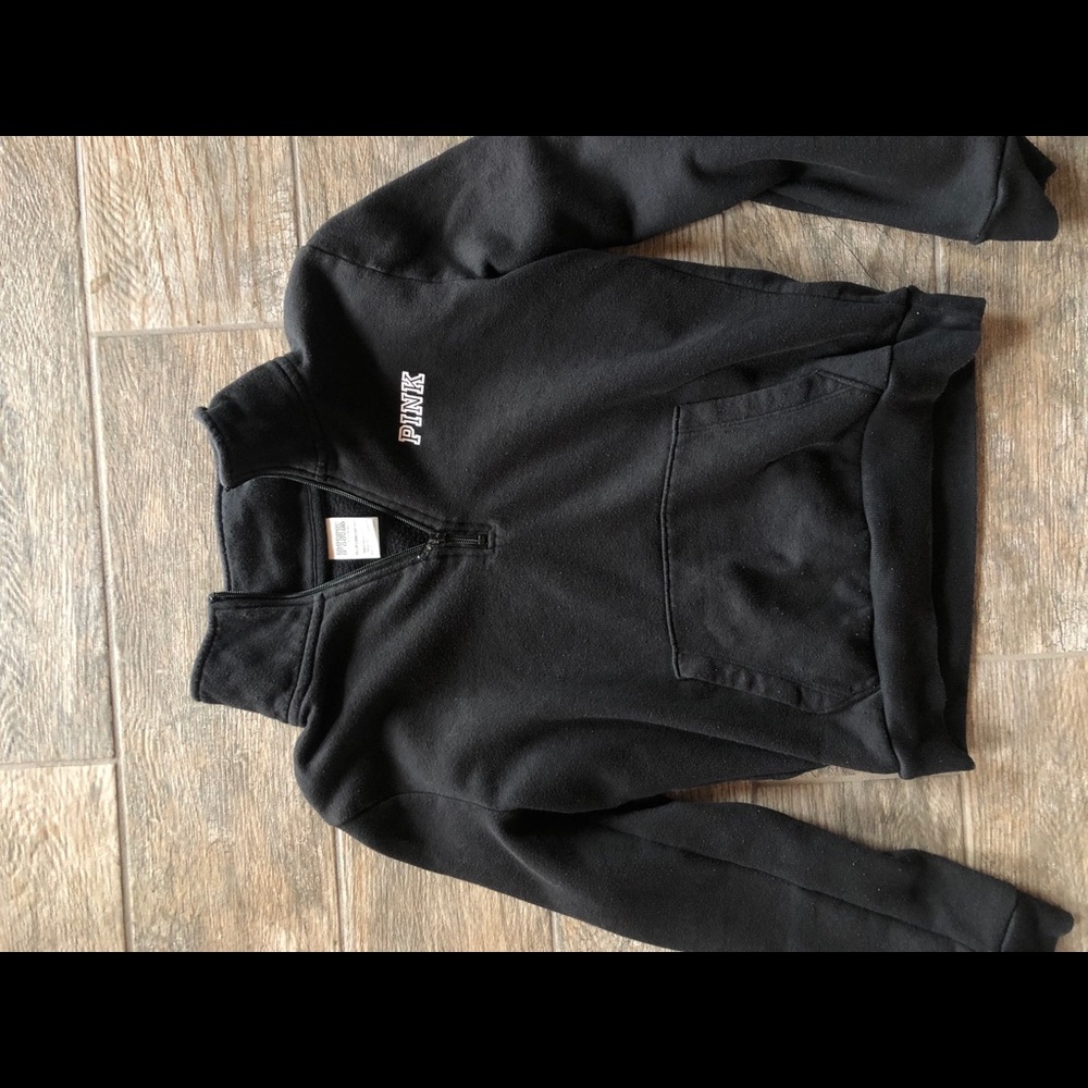 Black quarter zip from Pink